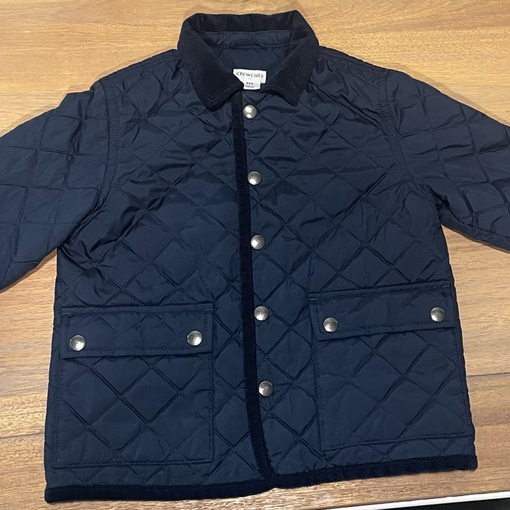 J. Crew/ Crewcuts Dark Blue Quilted Jacket - XXS